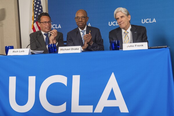 UCLA names new chancellor as campus is still reeling from protests over Israel-Hamas war