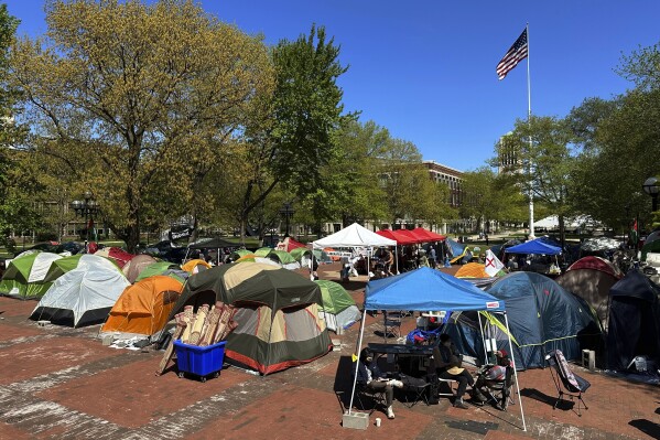 Charges filed months after a pro-Palestinian camp was cleared at University of Michigan